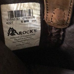 Rocky Shoes - Rocky Leather pull on boot Size 6 Rocky Shoes - Rocky Leather pull on boot Size 6